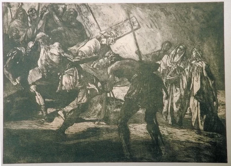 Via Crucis, Gesù consola la Madonna e le pie donne